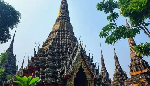 phra,grand palace,chiangmai,buddhist temple complex thailand,ratchadamnoen,songkla,bangkok,ramathibodi,phra nakhon si ayutthaya,krungthai,thai temple,kuthodaw pagoda,pridiyathorn,chedi,phraya,sakdatorn,yangon,shwedagon,pagodas,udomsirikul,Illustration,Japanese style,Japanese Style 15