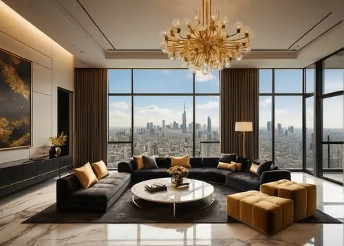 penthouses,luxury home interior,livingroom,great room,apartment lounge,living room,luxury property,opulently,modern living room,minotti,family room,luxury real estate,sitting room,contemporary decor,luxuriously,luxury suite,interior modern design,tishman,damac,modern decor,Illustration,Realistic Fantasy,Realistic Fantasy 08