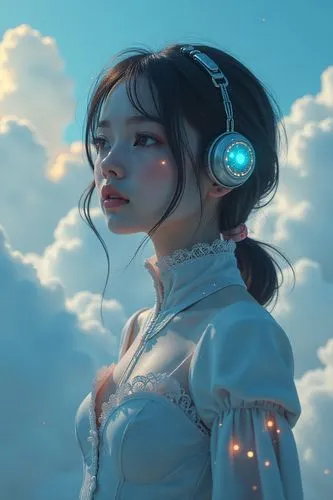 bdo,chunli,longmei,cielo,fantasy portrait,sky