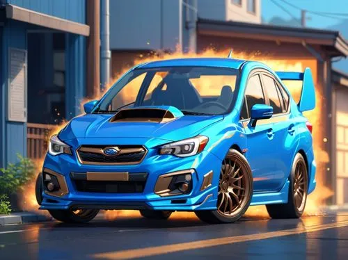 impreza,subarus,wrb,subiakto,kuga,sti,Anime,Anime,Realistic