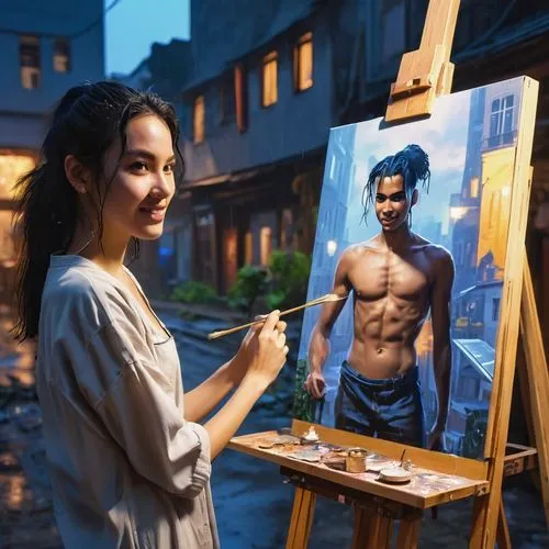 street artist,italian painter,painting technique,street artists,artist,3d art,hyperrealism,art painting,artista,donsky,artist portrait,photorealist,mexican painter,photo painting,bodypainting,romantic portrait,blue painting,painter,world digital painting,popular art,Photography,General,Realistic