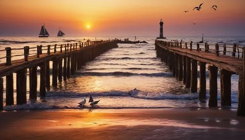 wooden pier,fishing pier,old pier,cromer pier,the pier,burned pier,jetty,old jetty,landscape photography,pier,scripps pier,seascape,princes pier,huntington beach,wooden bridge,boardwalk,seaside country,east pier,canary islands,south australia,Art,Classical Oil Painting,Classical Oil Painting 19