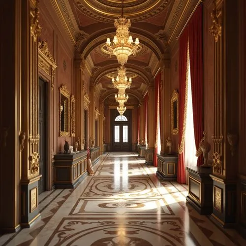 corridor,enfilade,hallway,versailles,corridors,europe palace,sapienza,venaria,royal interior,baglione,ritzau,ornate room,neoclassical,lateran,louvre,versaille,hermitage,the royal palace,grandeur,royal palace,Photography,General,Realistic