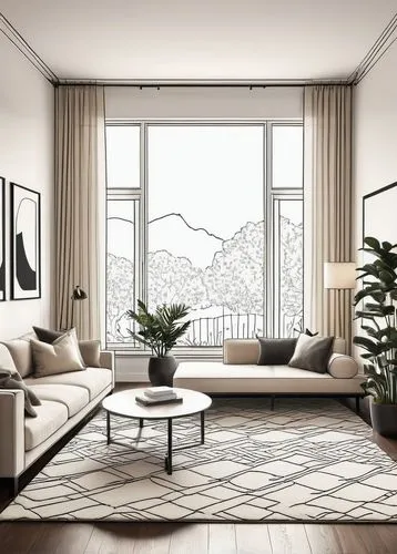 apartment lounge,livingroom,living room,contemporary decor,modern room,sitting room,modern living room,interior modern design,3d rendering,modern decor,interior design,interior decor,interior decoration,home interior,luxury home interior,donghia,penthouses,wallcoverings,apartment,modern minimalist lounge,Illustration,Black and White,Black and White 04