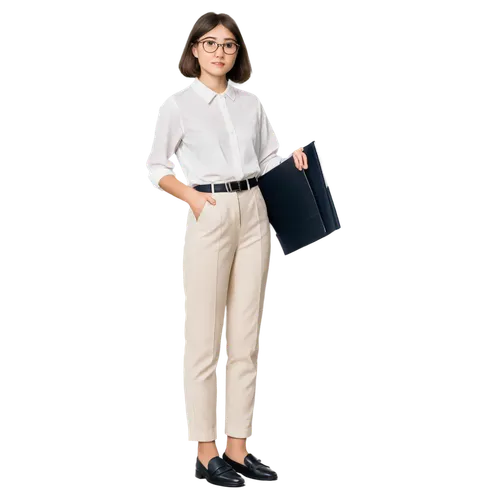 menswear for women,khaki pants,white-collar worker,woman in menswear,sales person,office worker,suit trousers,women clothes,women's clothing,a uniform,colorpoint shorthair,school uniform,nurse uniform,accountant,pencil skirt,ladies clothes,businesswoman,salesgirl,business girl,secretary,Illustration,Retro,Retro 16