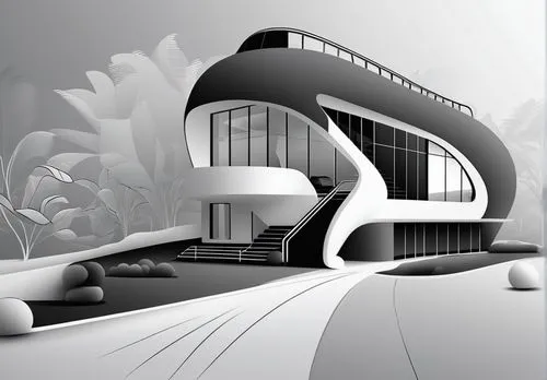 futuristic architecture,futuristic art museum,art deco,modern architecture,archidaily,arhitecture,architectural,architecture,3d rendering,kirrarchitecture,school design,contemporary,arq,architect,guggenheim museum,architectural style,modern house,brutalist architecture,dunes house,disney hall,Design Sketch,Design Sketch,Outline