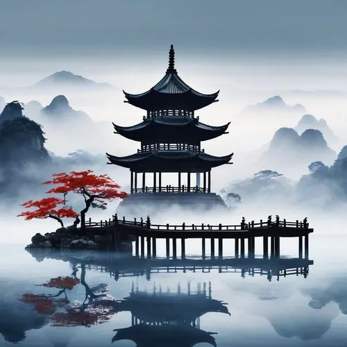 asian architecture,oriental,japan landscape,zui,suzhou,shaoming