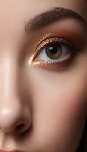 women's eyes,golden eyes,eyes makeup,retouching,blepharoplasty,derivable,gold eyes,gold contacts,coppery,eye shadow,pupils,mayeux,regard,natural cosmetic,cat eye,skin texture,cosmetic brush,pupil,gold