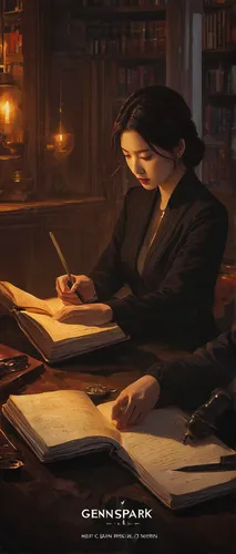 librarian,scholar,sci fiction illustration,girl studying,game illustration,sperling,fryderyk chopin,bookkeeper,writing-book,cg artwork,clerk,secretary,clockmaker,cd cover,candlemaker,study,spy visual,attorney,theoretician physician,sprint woman,Conceptual Art,Daily,Daily 03