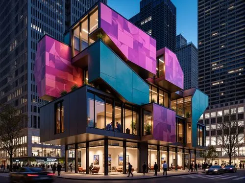 kimmelman,adjaye,glass building,glass facade,colorful facade,glass facades,julliard,luminato,koolhaas,mvrdv,tishman,cube house,facade panels,alliancebernstein,cubic house,bld,bloomingdales,omnicom,knoedler,andaz