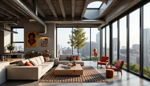 loft,lofts,penthouses,sky apartment,modern decor,apartment lounge,living room,interior modern design,modern living room,livingroom,contemporary decor,apartment,an apartment,sunroom,interior design,daylighting,modern room,home interior,3d rendering,appartement