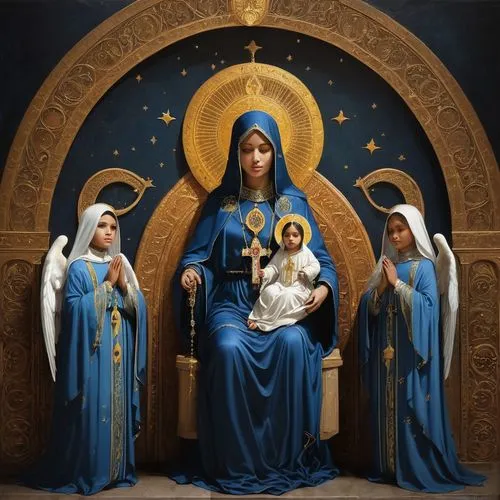 mama mary,mother mary,the prophet mary,holy family,theotokis,theotokos,Conceptual Art,Fantasy,Fantasy 11