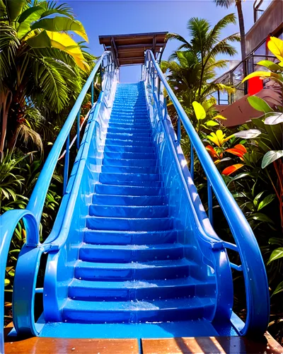 water stairs,slide down,playground slide,stairway to heaven,water park,slides,slide sandal,shrimp slide,mahogany bay,winding steps,winners stairs,majorelle blue,slide,life saving swimming tube,roller platform,board walk,underwater playground,escalator,stairs,white water inflatables,Conceptual Art,Graffiti Art,Graffiti Art 09