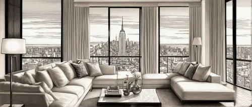 penthouses,corinthia,blythswood,minotti,jalouse,contemporaine,art deco,livingroom,woodsen,apartment lounge,luxury home interior,andaz,casa fuster hotel,claridges,contemporary decor,paris balcony,claridge,cityview,dining room,appartement,Illustration,Black and White,Black and White 30