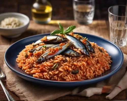 spanish rice,rice with seafood,jollof rice,spiced rice,arborio rice,arroz a la valenciana,paella,orzo,basmati rice,shrimp risotto,stir fried fish with sweet chili,arroz con gandules,arroz con pollo,fra diavolo sauce,seafood pasta,fusilli,kimchi fried rice,prawn fried rice,risotto,rice dish,Photography,General,Commercial