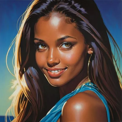 polynesian girl,oil painting on canvas,african american woman,havana brown,west indian jasmine,indian woman,girl portrait,oil painting,art painting,photo painting,indian girl,young woman,romantic portrait,jasmine crape,skype icon,digital painting,jasmine,portrait background,world digital painting,jaya,Conceptual Art,Fantasy,Fantasy 07