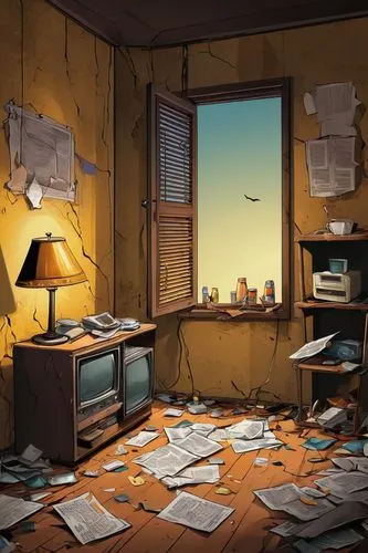 cartoon video game background,study room,paperwork,computer room,bureau,abandoned room,modern office,sci fiction illustration,creative office,desktops,blur office background,mailroom,anterograde,office desk,desk,paper background,background image,consulting room,cubicle,background vector,Illustration,Japanese style,Japanese Style 07