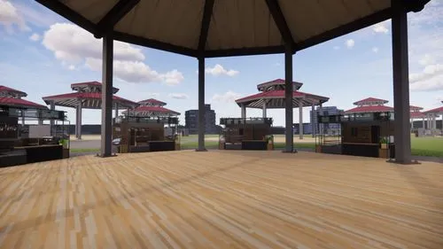 bandstands,teacups,bandstand,beach restaurant,clubhouses,gazebo,render,beach bar,stilt houses,skyboxes,3d rendering,golf resort,3d rendered,renders,sketchup,store fronts,cube stilt houses,barbecue area,rendered,teahouse