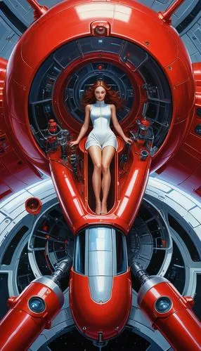 barbarella,nacelle,starships,fembot,videophone,technosphere,Conceptual Art,Sci-Fi,Sci-Fi 21