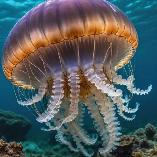 jellyfish,lion's mane jellyfish,sea jellies,cnidaria,jellyfishes,anemone of the seas,cnidarians,sea life underwater,sea anemone,jellies,nauplii,cauliflower jellyfish,balkan anemone,large anemone,underwater world,sea animals,lembeh,cnidarian,marine life,undersea,Photography,General,Realistic