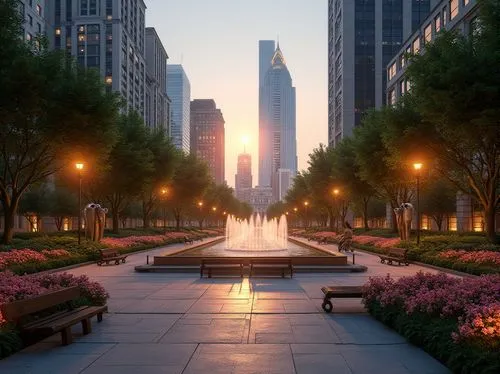 marunouchi,songdo,lujiazui,central park,urban park,yeouido,tianjin,paved square,esteqlal,difc,xujiahui,dubay,pudong,business district,tree-lined avenue,city park,guangzhou,citycenter,shenzen,walkway,Photography,General,Realistic