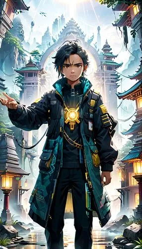 wuchang,yi sun sin,xing yi quan,guilinggao,zui quan,nikko,shuanghuan noble,game illustration,sensei,xiangwei,qi-gong,swordsman,monk,takuan,bianzhong,goki,dragon li,cg artwork,male character,monsoon banner,Anime,Anime,General