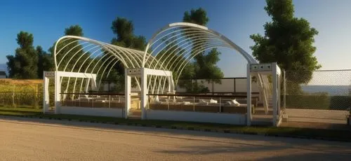 chain-link fencing,3d rendering,bus shelters,sewage treatment plant,wire fencing,school design,prison fence,render,pergola,soccer-specific stadium,home fencing,prefabricated buildings,moveable bridge,