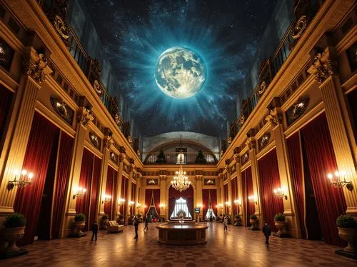 hall of the fallen,grandeur,fantasy picture,photomanipulation,marble palace,astronomia,photo manipulation,hall of nations,penumbral,celestial body,immenhausen,sky space concept,neoclassical,celestial bodies,starscape,photosphere,archly,celestial,fantasy art,versailles