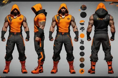 deathstroke,kombat,balaclava,orange,pieces of orange,orangun,derivable,inmate,fresh orange,alchemax,orange robes,orange jasmines,mkx,octavius,kryptarum-the bumble bee,minivet,naranja,orange half,ilaje,sakazaki,Unique,Design,Character Design