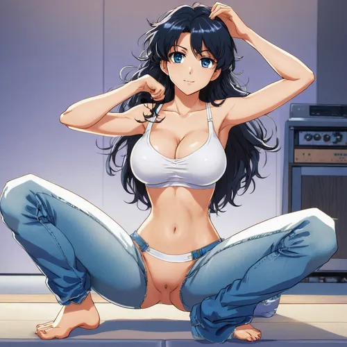 azusa nakano k-on,pajamas,hinata,ganai,long-haired hihuahua,hamearis lucina,jin deui,anime 3d,jeans background,sweatpants,kotobukiya,girl sitting,jasmine blue,himuto,maya,ashitaba,sonoda love live,sitting,unknown,honmei choco