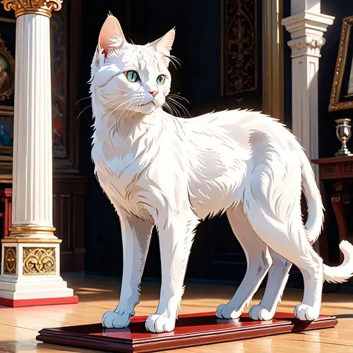 white cat,bubastis,korin,british longhair cat,miqati,european shorthair,cat european,miqdad,snowbell,hrh,wadjet,jayfeather,felidae,lion white,cathala,breed cat,heraldic animal,siberian cat,sphinxes,white lion,Anime,Anime,General