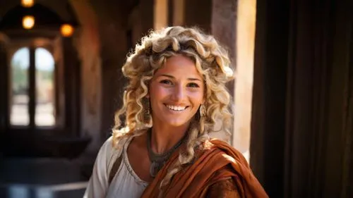 farrah fawcett,biblical narrative characters,portrait of christi,kundalini,queen cage,gypsy hair,woman church,blonde woman,woman of straw,annemone,mary-gold,sigourney weave,female hollywood actress,ar