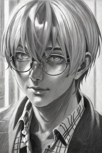 fuki,yukio,jin deui,glasses,mc,glasses glass,silver framed glasses,detective conan,with glasses,anime boy,sanji,ren,darjeeling,pencil frame,reading glasses,professor,graphite,eyeglasses,eye glasses,librarian,Art sketch,Art sketch,Traditional