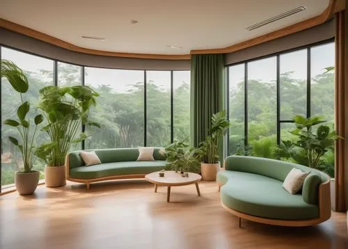 green living,mahdavi,sitting room,tropical greens,living room,mid century modern,livingroom,house plants,houseplants,philodendrons,breakfast room,interiors,conservatory,tropical house,mid century house,green garden,green plants,sunroom,teagarden,bamboo plants,Illustration,Realistic Fantasy,Realistic Fantasy 06