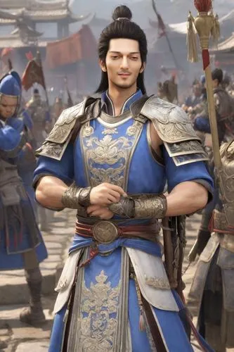 Dynasty warriors, realistis,shuanghuan noble,yi sun sin,genghis khan,goki,wuchang,the emperor's mustache,samurai,sensoji,emperor,bianzhong,takuan,ganghwado,haegen,senso-ji,hwachae,mongolian,male chara