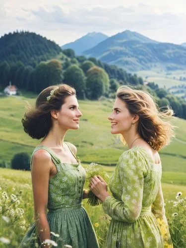 sound of music,green fields,pemberley,countrywomen,dirndl,celtic woman,Photography,Fashion Photography,Fashion Photography 19