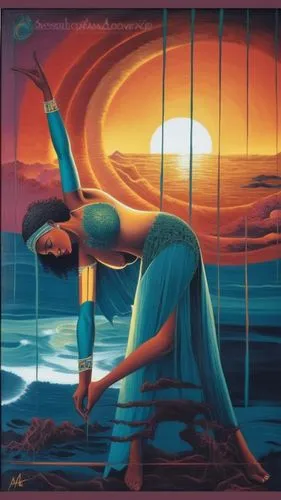 Passion Sexy Painting ,Naked Woman  Abstract Body Art Oil Painting,sun salutation,welin,sci fiction illustration,varekai,elektra,art deco background,schuiten,tretchikoff,sundancer,schuitema,art deco w