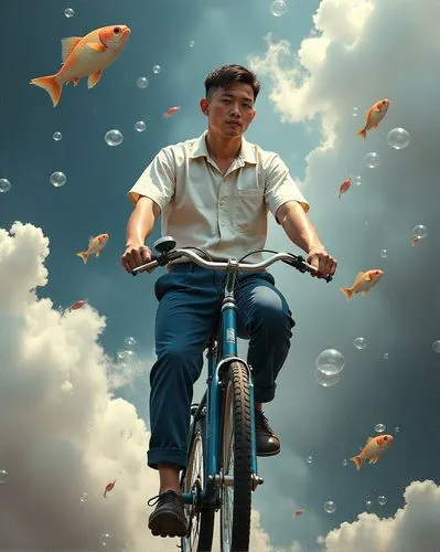 jianfeng,frankmusik,bicycle,bicicleta,wattanayakorn,bici,Illustration,Abstract Fantasy,Abstract Fantasy 21