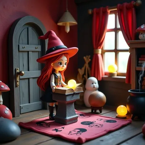 gnomes at table,witch's hat,candle wick,gnome and roulette table,witch hat,gnomes