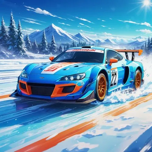 3d car wallpaper,gameloft,snow slope,car wallpapers,snowsports,ski race,racing road,mobile video game vector background,car racing,game car,onrush,automobile racer,christmas cars,winter background,alpine drive,gulf,alpine,ssx,gricar,falken,Illustration,Japanese style,Japanese Style 03