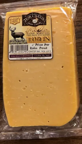 Deer Creek - The Robin Colby Cheese (price per pound),cotswold double gloucester,keens cheddar,montgomery's cheddar,old gouda,pecorino sardo,san joaquin gold cheese,mold cheese,australian smoked chees