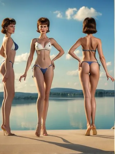 burkinabes,the three graces,liposuction,pin-up girls,retro pin up girls,radebaugh,Photography,General,Realistic