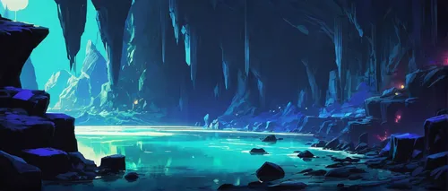 blue cave,blue caves,ice cave,the blue caves,cave,glacier cave,sea caves,cave on the water,cave tour,sea cave,chasm,karst landscape,futuristic landscape,ravine,underground lake,pit cave,lava cave,canyon,karst,fantasy landscape,Conceptual Art,Fantasy,Fantasy 19