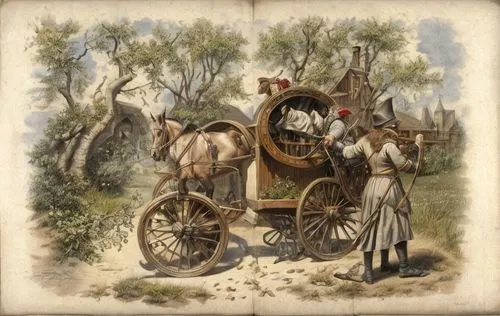 horse and buggy house people,donkey cart,horse-drawn vehicle,horse-drawn carriage,handcart,ox cart,straw cart,cart of apples,horse-drawn,horse and cart,covered wagon,camel caravan,straw carts,horse ca