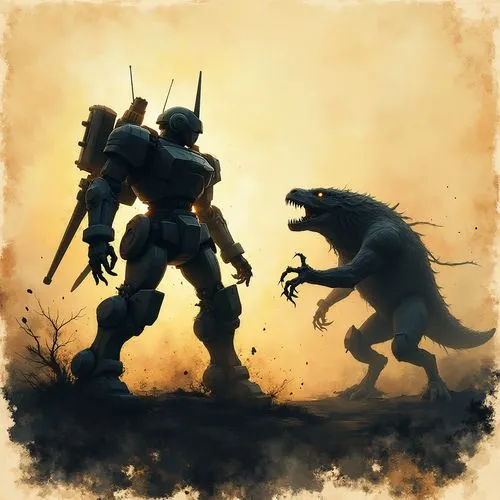 hellhounds,chamond,game illustration,warrior and orc,animals hunting,hunting dogs