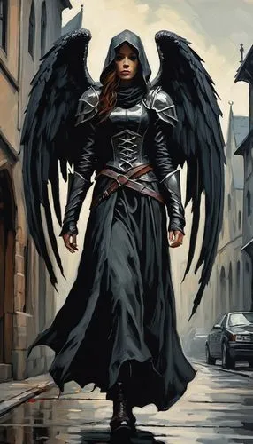 dark angel,archangel,black angel,the archangel,death angel,angel of death,seregil,ravenloft,raven rook,stormbringer,angelman,raven girl,ravenstein,angel,abaddon,baroque angel,arkhangelsky,sorceror,angelus,loghmanian,Conceptual Art,Oil color,Oil Color 08