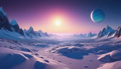 ice planet,alien planet,alien world,planet alien sky,exoplanet,ice landscape,lunar landscape,futuristic landscape,desert planet,fantasy landscape,fractal environment,terraforming,frozen bubble,virtual landscape,snow landscape,planet,barren,south pole,planet eart,gas planet,Photography,General,Realistic