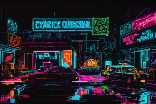 neon cocktails,neon coffee,neon ghosts,neon candies,neon drinks,neon sign,neon lights,neon arrows,neon light,cyberpunk,neon,80s,nightlife,night scene,retro background,retro diner,colorful city,1980's,chinatown,cinema strip,Art,Artistic Painting,Artistic Painting 51