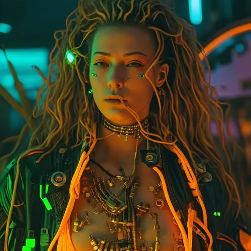 witchblade,matangi,neon body painting,cyberpunk,cosima,animatrix,Photography,General,Realistic