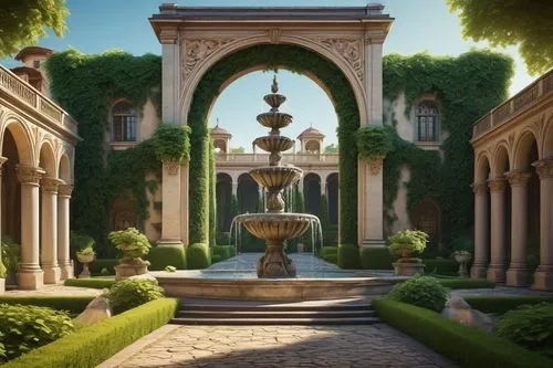 fountain,decorative fountains,garden of the fountain,water fountain,oasis,fountains,theed,palladianism,water palace,city fountain,arcadia,alhambra,old fountain,maximilian fountain,august fountain,stone fountain,lafountain,ritzau,palaces,floor fountain,Illustration,Abstract Fantasy,Abstract Fantasy 02